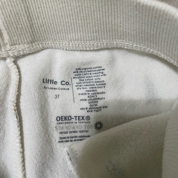 Toddler Boy Sweatpants, Little Co, 3T, - Picture 4 of 4